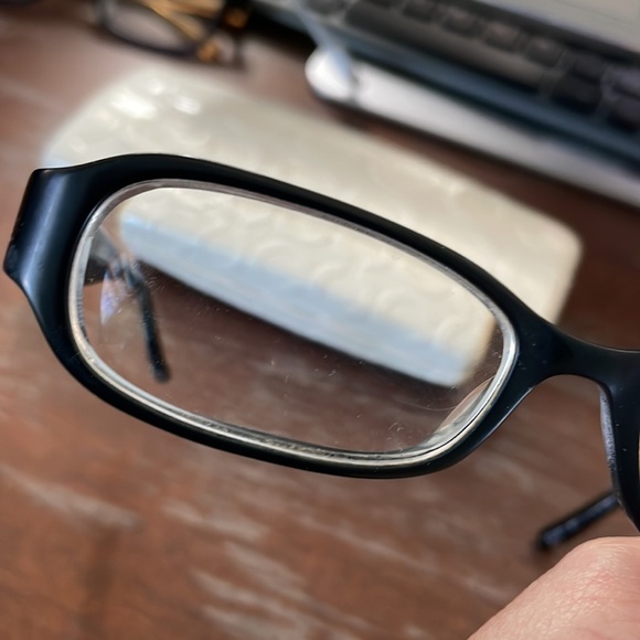 Coach Roberta black 843 eyeglasses with white hard logo sig c case - Picture 10 of 16